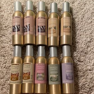 Lot of 10 Yankee Candle concentrated room sprays
